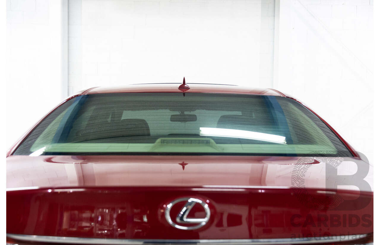 7/2012 Lexus Gs350 Sports Luxury GRL10R 4d Sedan Riviera Red 3.5L