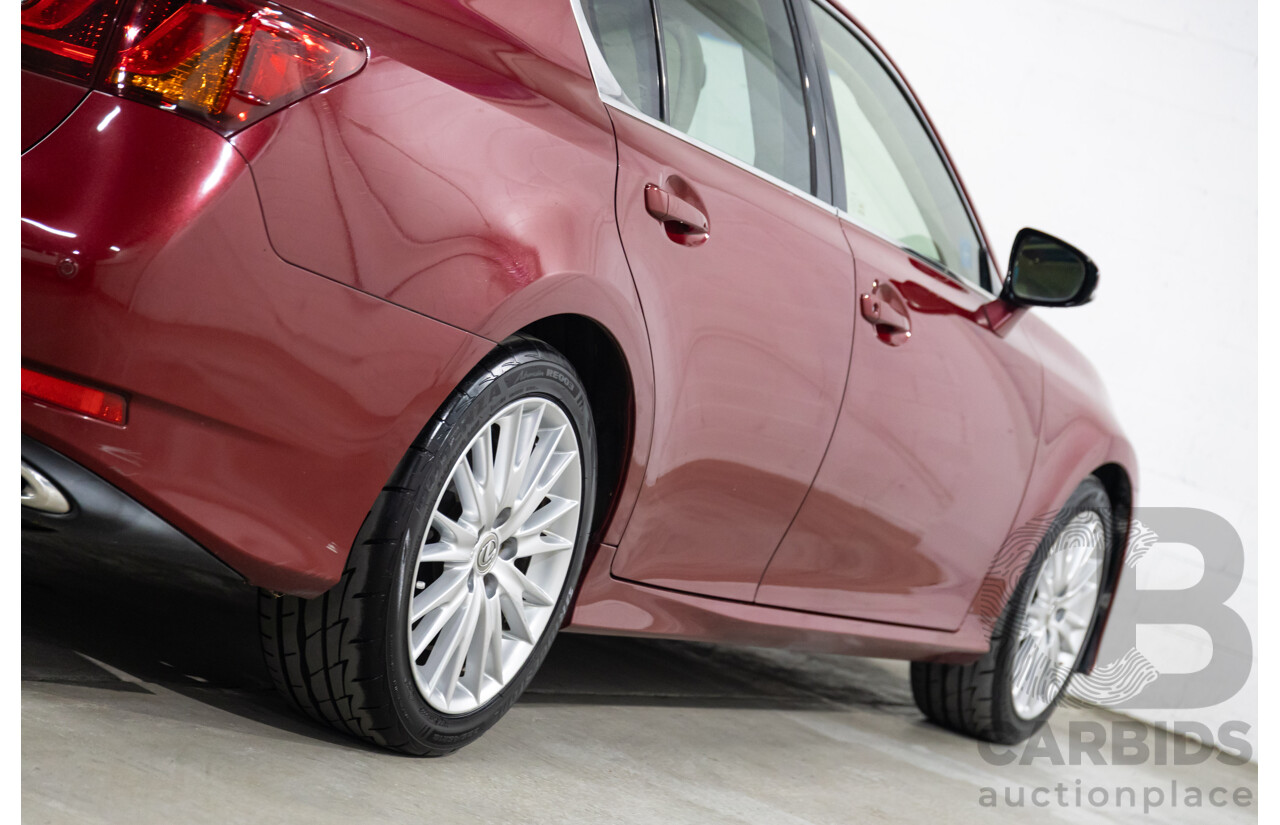 7/2012 Lexus Gs350 Sports Luxury GRL10R 4d Sedan Riviera Red 3.5L