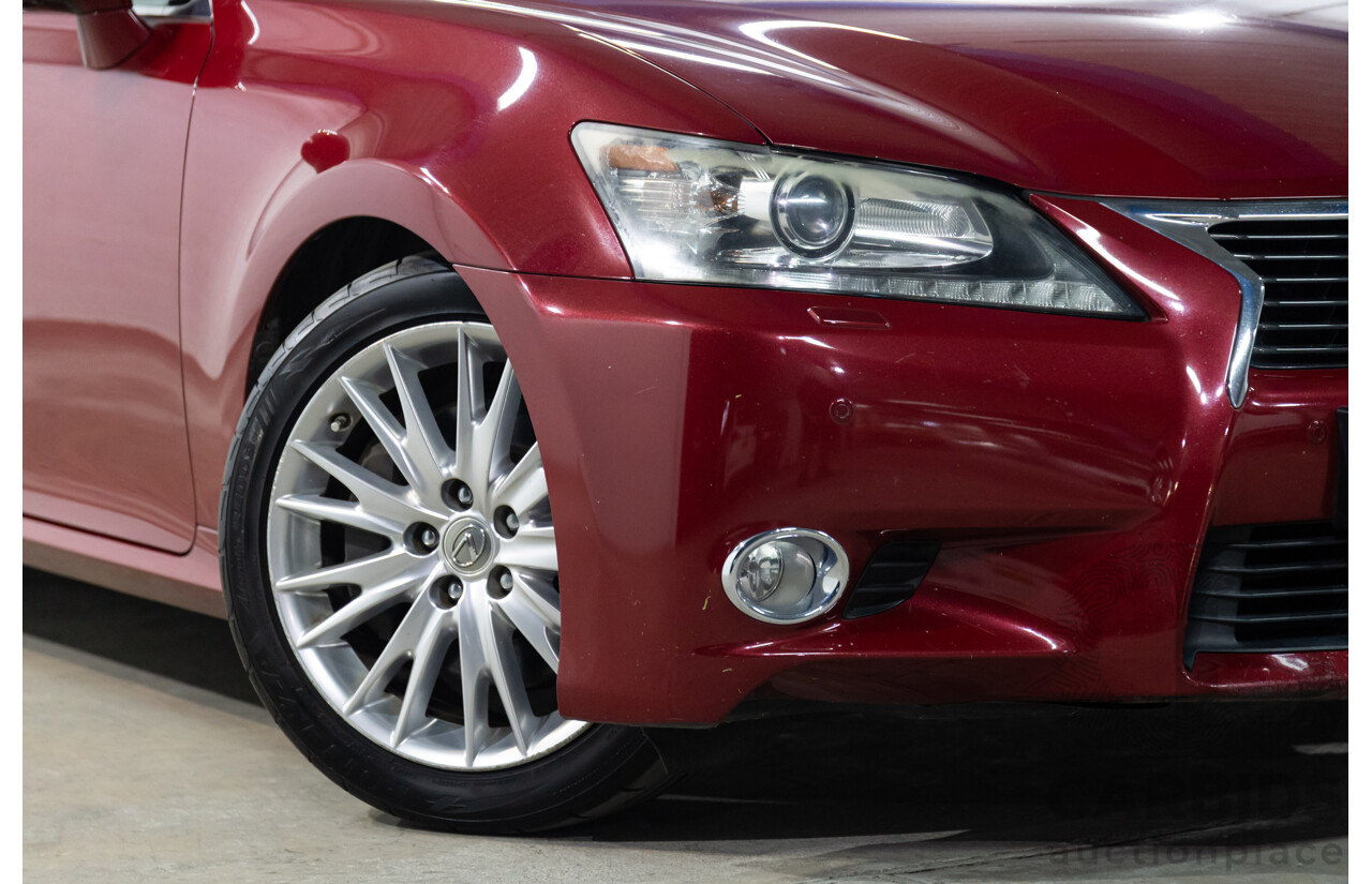 7/2012 Lexus Gs350 Sports Luxury GRL10R 4d Sedan Riviera Red 3.5L