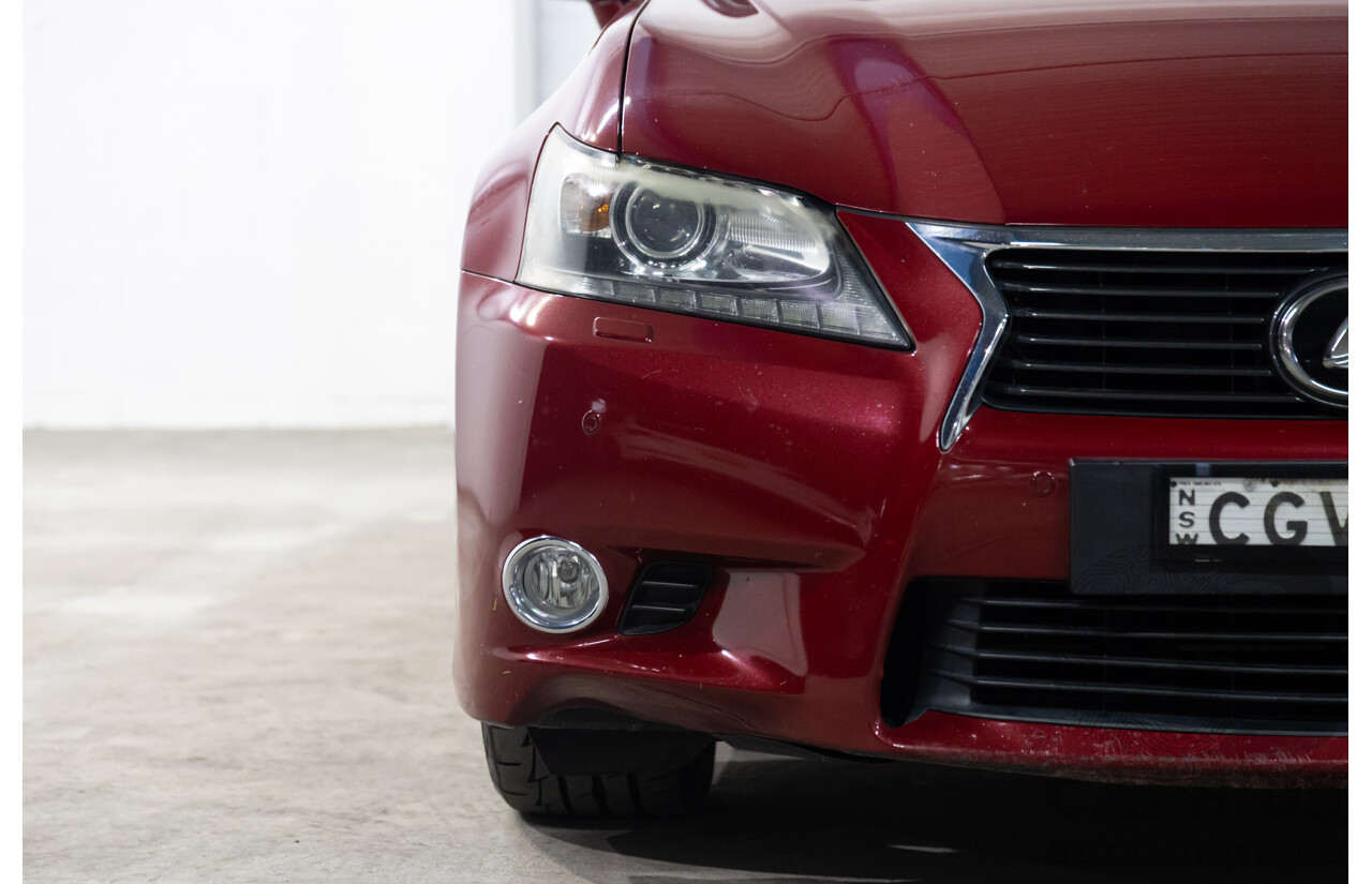 7/2012 Lexus Gs350 Sports Luxury GRL10R 4d Sedan Riviera Red 3.5L
