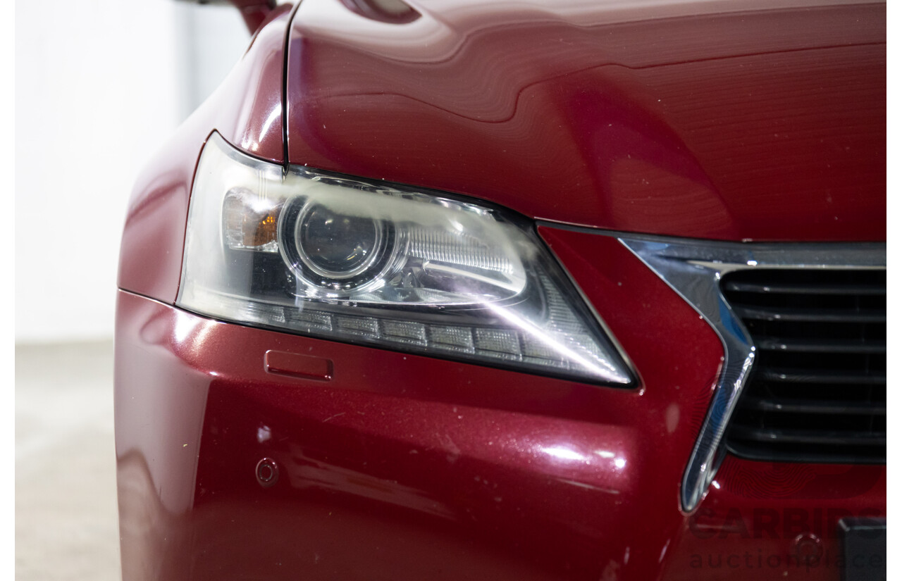7/2012 Lexus Gs350 Sports Luxury GRL10R 4d Sedan Riviera Red 3.5L