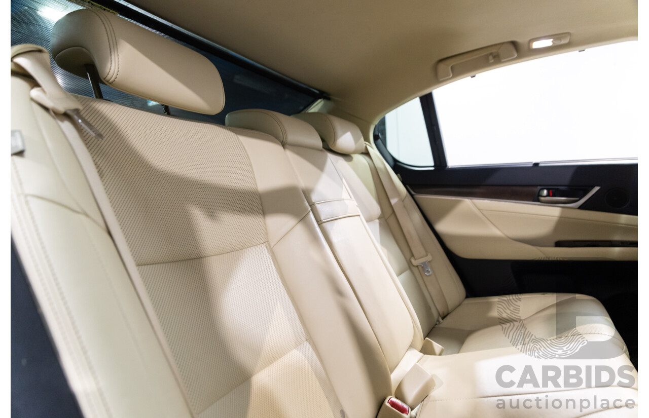 7/2012 Lexus Gs350 Sports Luxury GRL10R 4d Sedan Riviera Red 3.5L