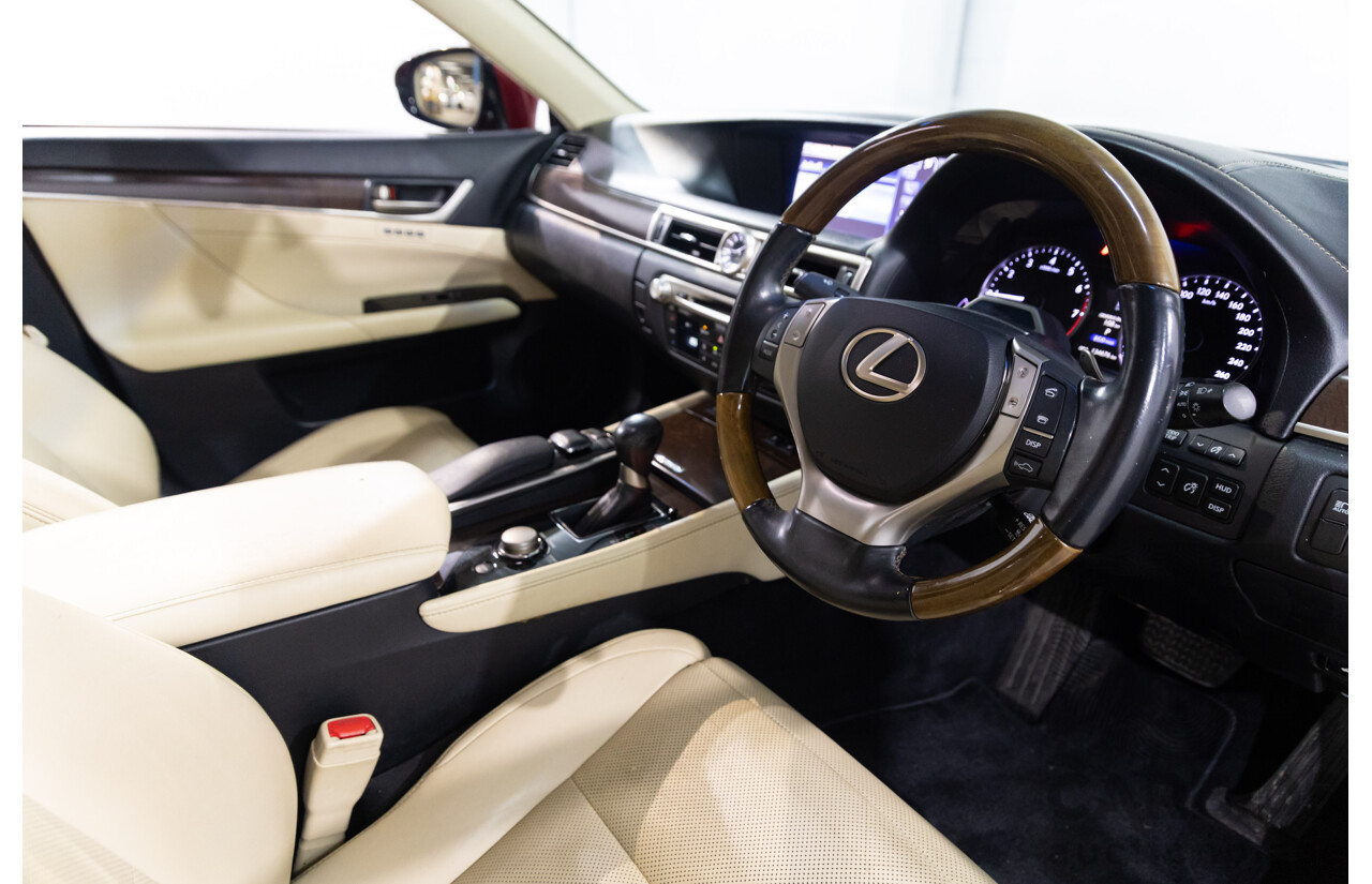 7/2012 Lexus Gs350 Sports Luxury GRL10R 4d Sedan Riviera Red 3.5L