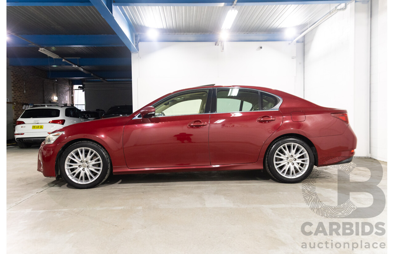 7/2012 Lexus Gs350 Sports Luxury GRL10R 4d Sedan Riviera Red 3.5L