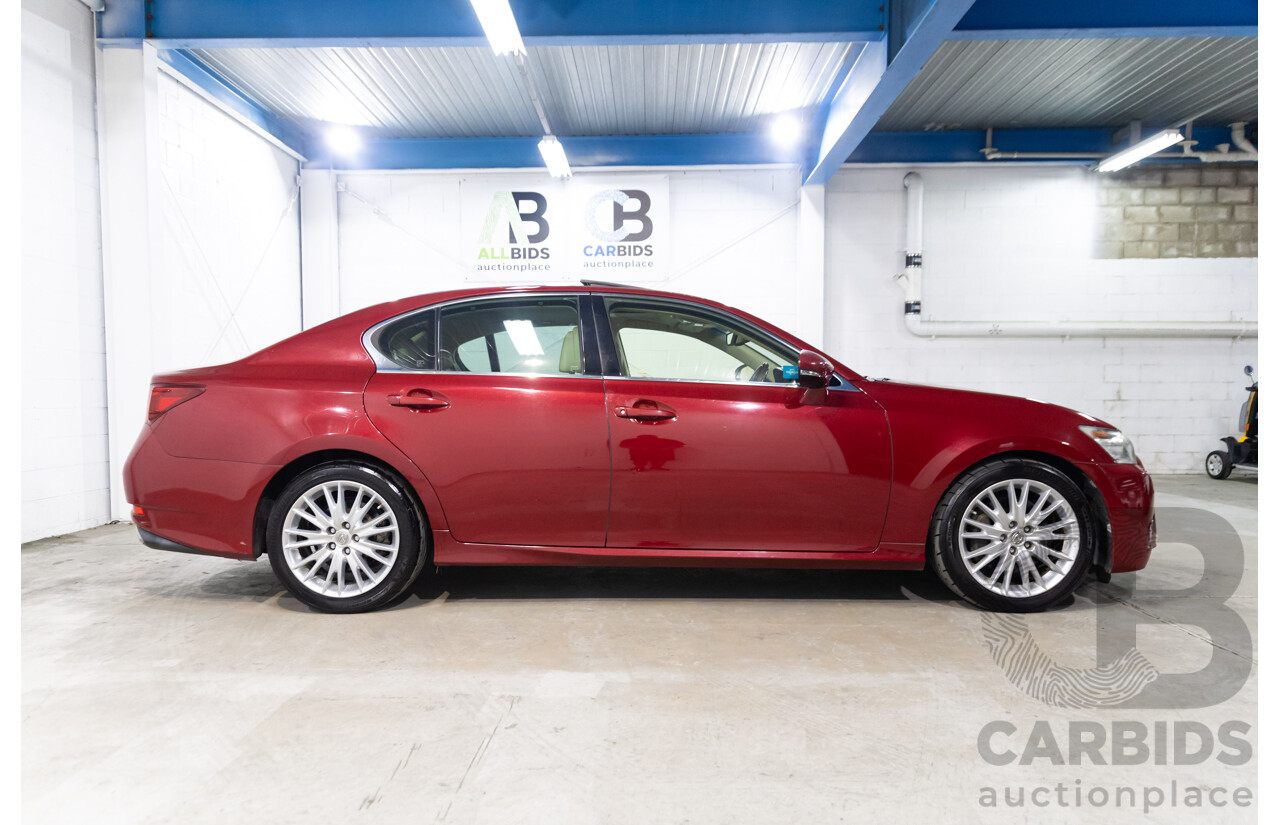 7/2012 Lexus Gs350 Sports Luxury GRL10R 4d Sedan Riviera Red 3.5L