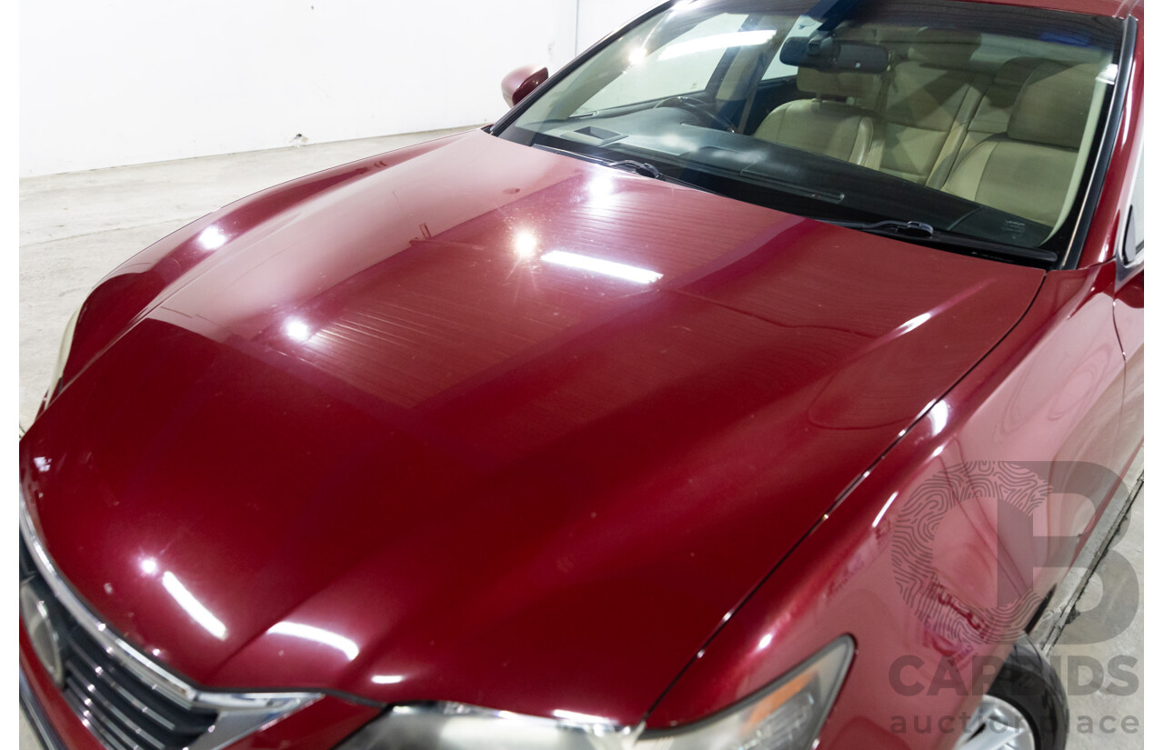 7/2012 Lexus Gs350 Sports Luxury GRL10R 4d Sedan Riviera Red 3.5L
