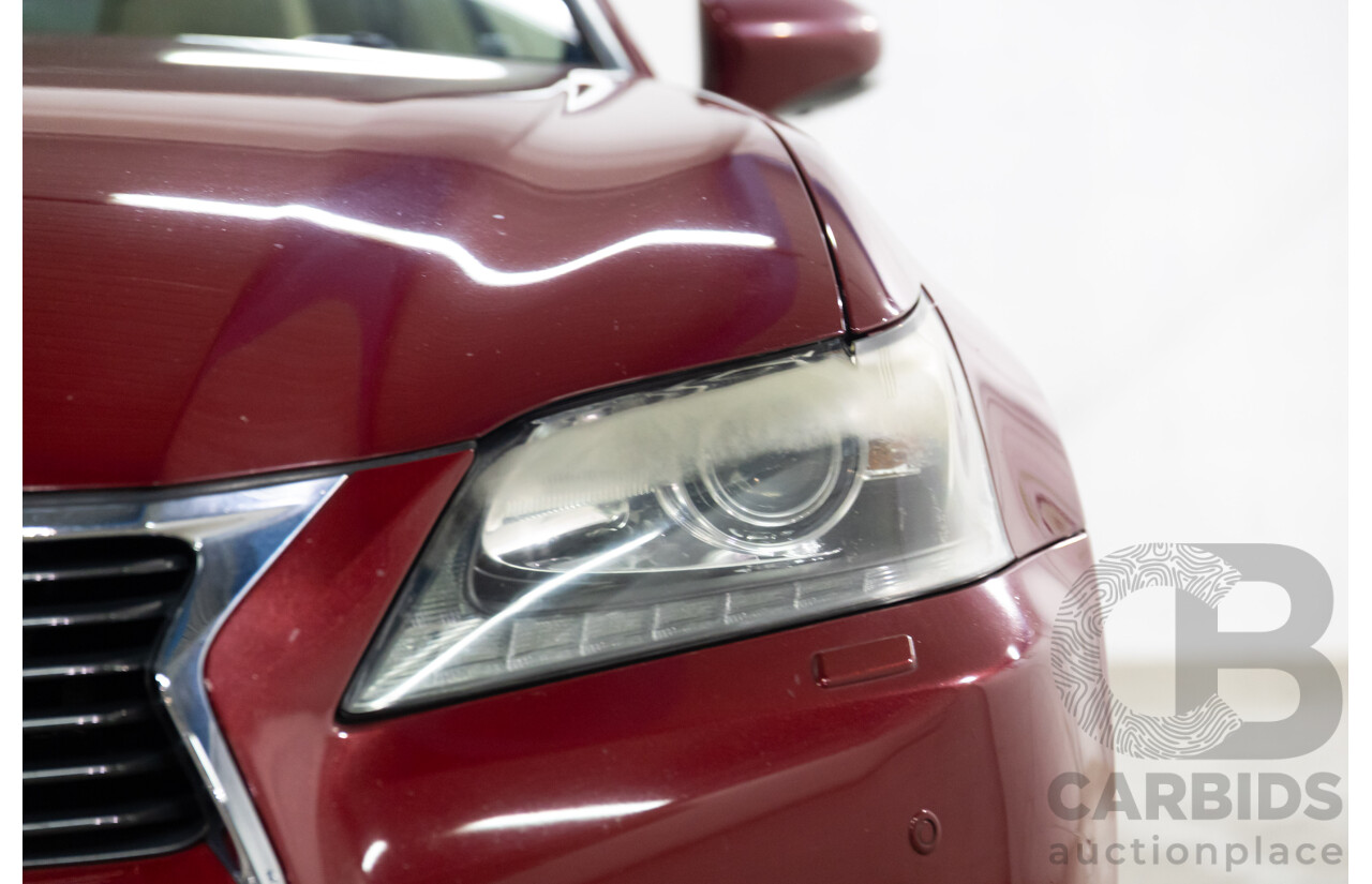 7/2012 Lexus Gs350 Sports Luxury GRL10R 4d Sedan Riviera Red 3.5L