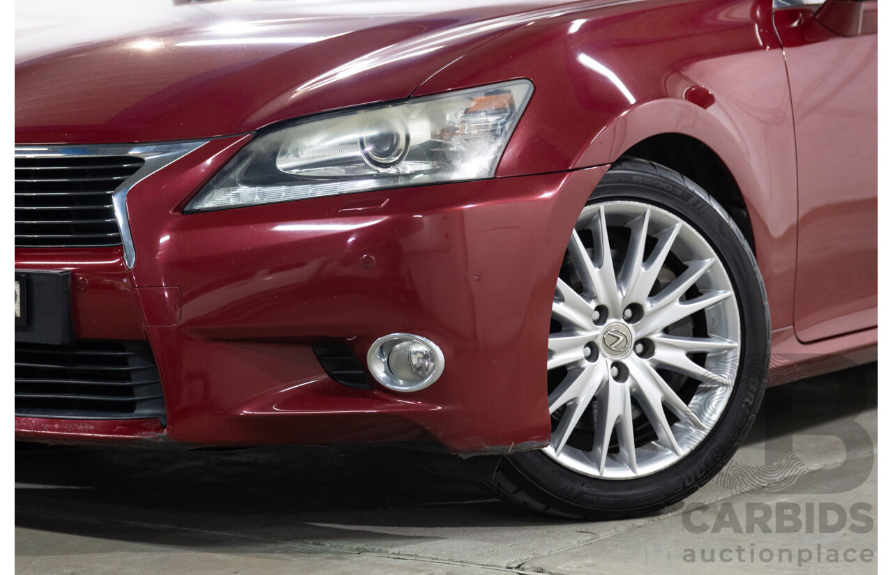 7/2012 Lexus Gs350 Sports Luxury GRL10R 4d Sedan Riviera Red 3.5L