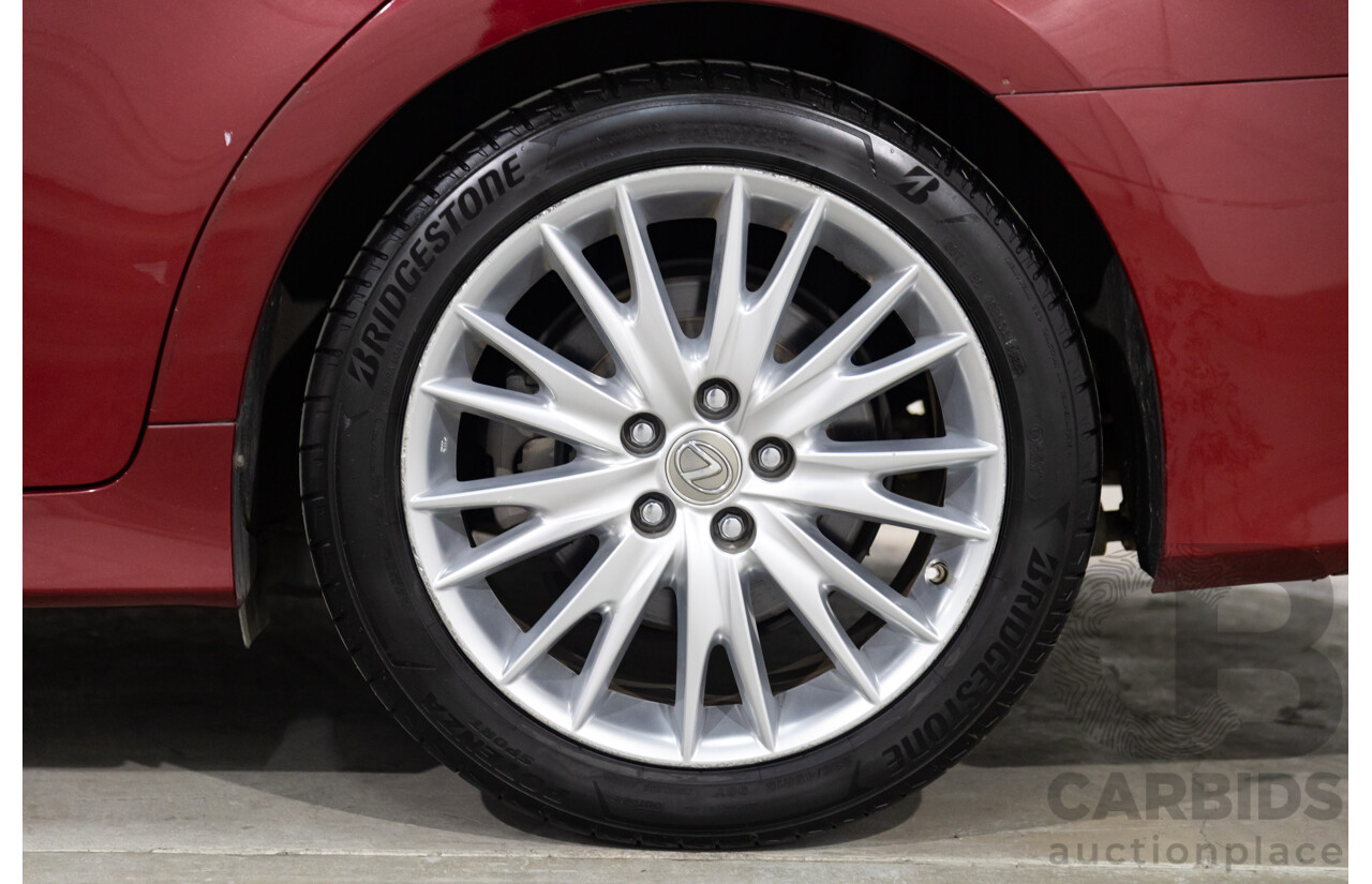 7/2012 Lexus Gs350 Sports Luxury GRL10R 4d Sedan Riviera Red 3.5L