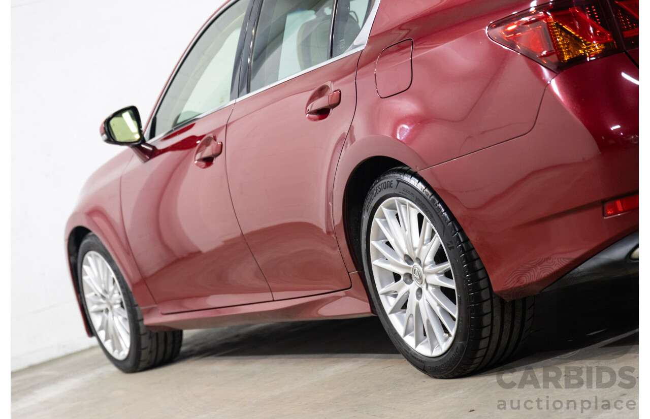 7/2012 Lexus Gs350 Sports Luxury GRL10R 4d Sedan Riviera Red 3.5L
