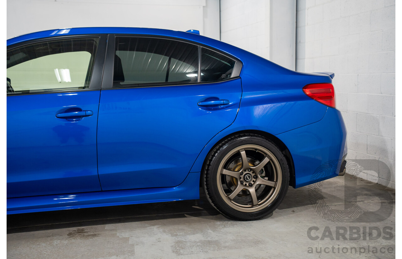 08/2015 Subaru WRX Premium (AWD) AWD MY16 4D Sedan Blue Turbo 2.0L