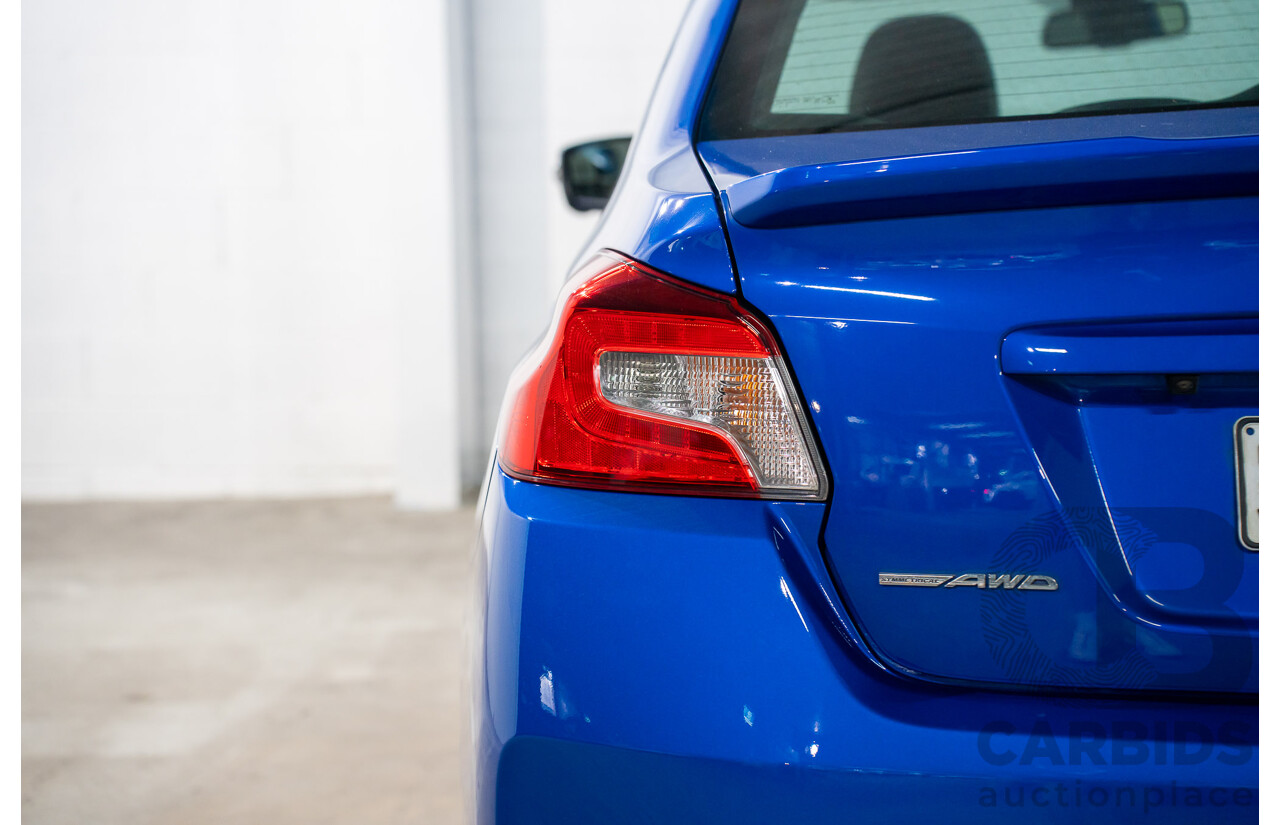 08/2015 Subaru WRX Premium (AWD) AWD MY16 4D Sedan Blue Turbo 2.0L