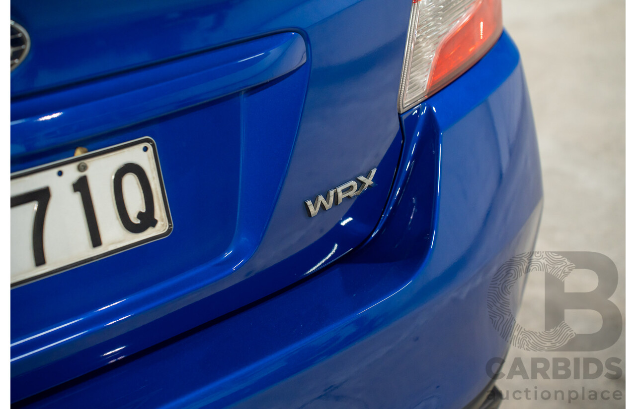 08/2015 Subaru WRX Premium (AWD) AWD MY16 4D Sedan Blue Turbo 2.0L