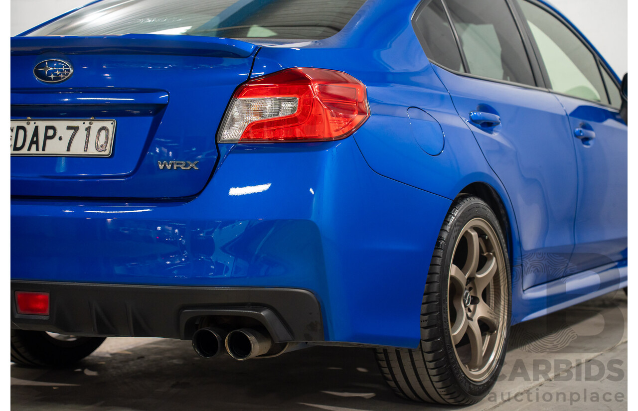 08/2015 Subaru WRX Premium (AWD) AWD MY16 4D Sedan Blue Turbo 2.0L