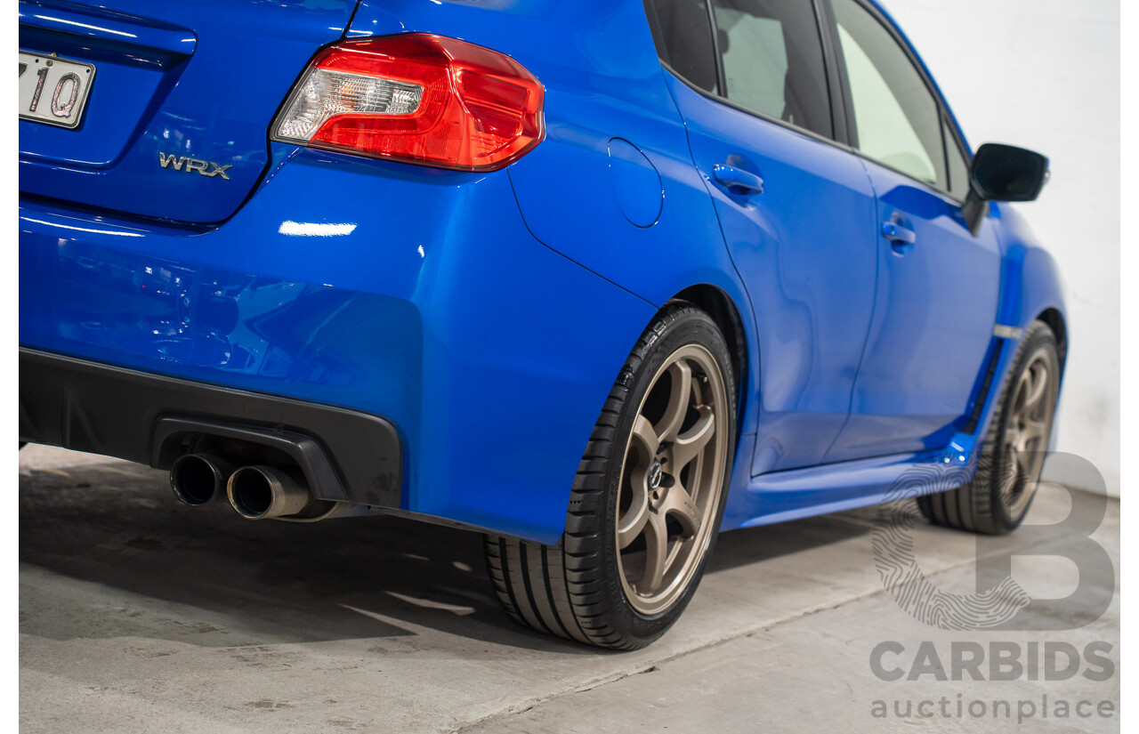 08/2015 Subaru WRX Premium (AWD) AWD MY16 4D Sedan Blue Turbo 2.0L