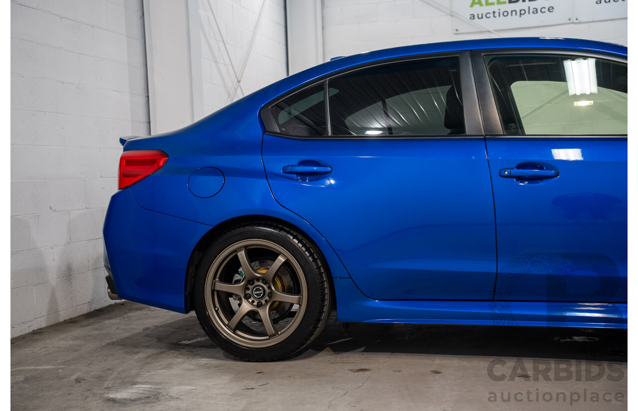 08/2015 Subaru WRX Premium (AWD) AWD MY16 4D Sedan Blue Turbo 2.0L