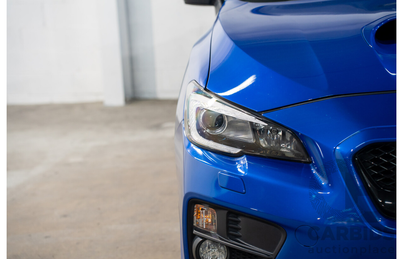 08/2015 Subaru WRX Premium (AWD) AWD MY16 4D Sedan Blue Turbo 2.0L