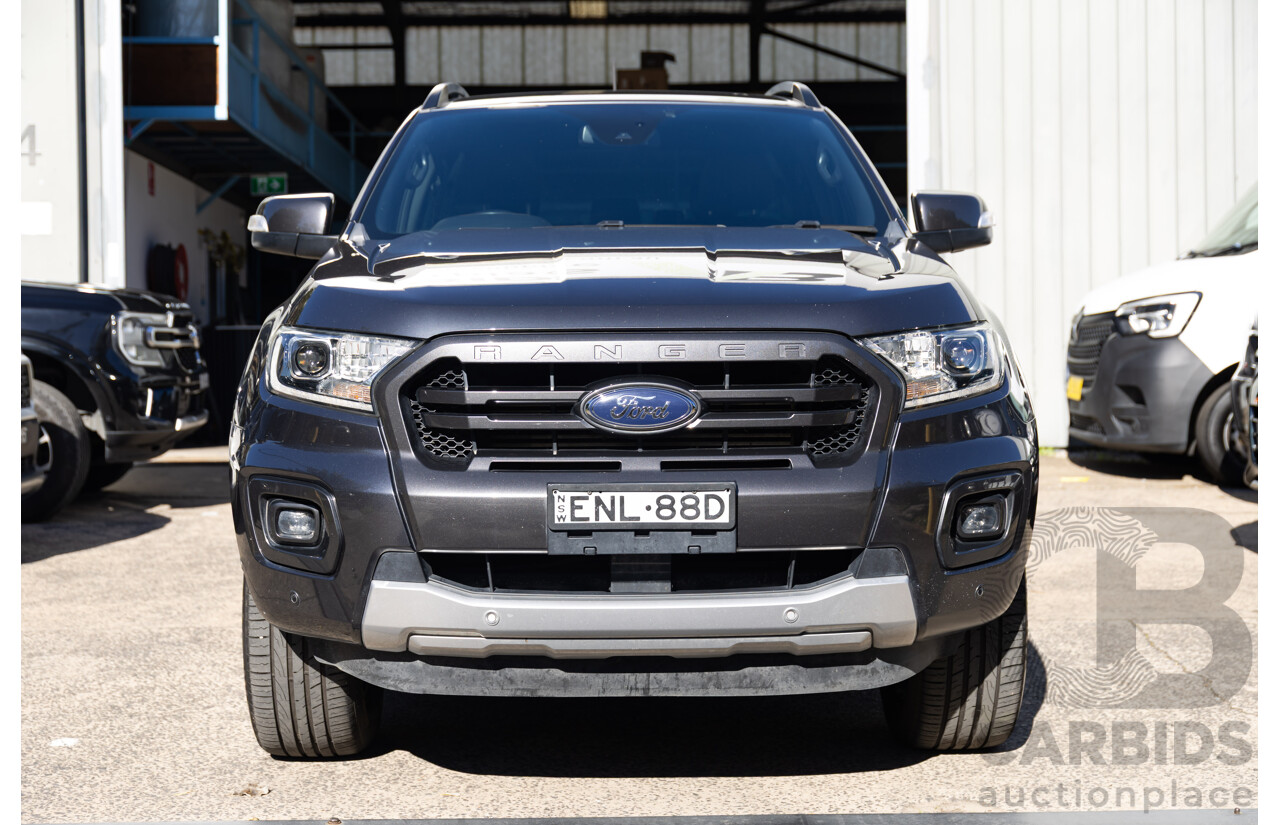 04/2021 Ford Ranger WILDTRAK 2.0 (4x4) 4x4 PX MKIII MY21.25 Double Cab P/Up Meteor Grey Diesel Turbo 2.0L