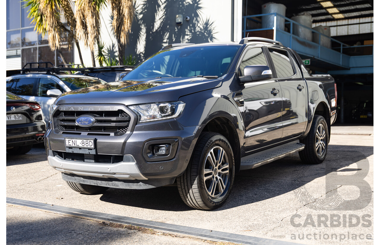 04/2021 Ford Ranger WILDTRAK 2.0 (4x4) 4x4 PX MKIII MY21.25 Double Cab P/Up Meteor Grey Diesel Turbo 2.0L