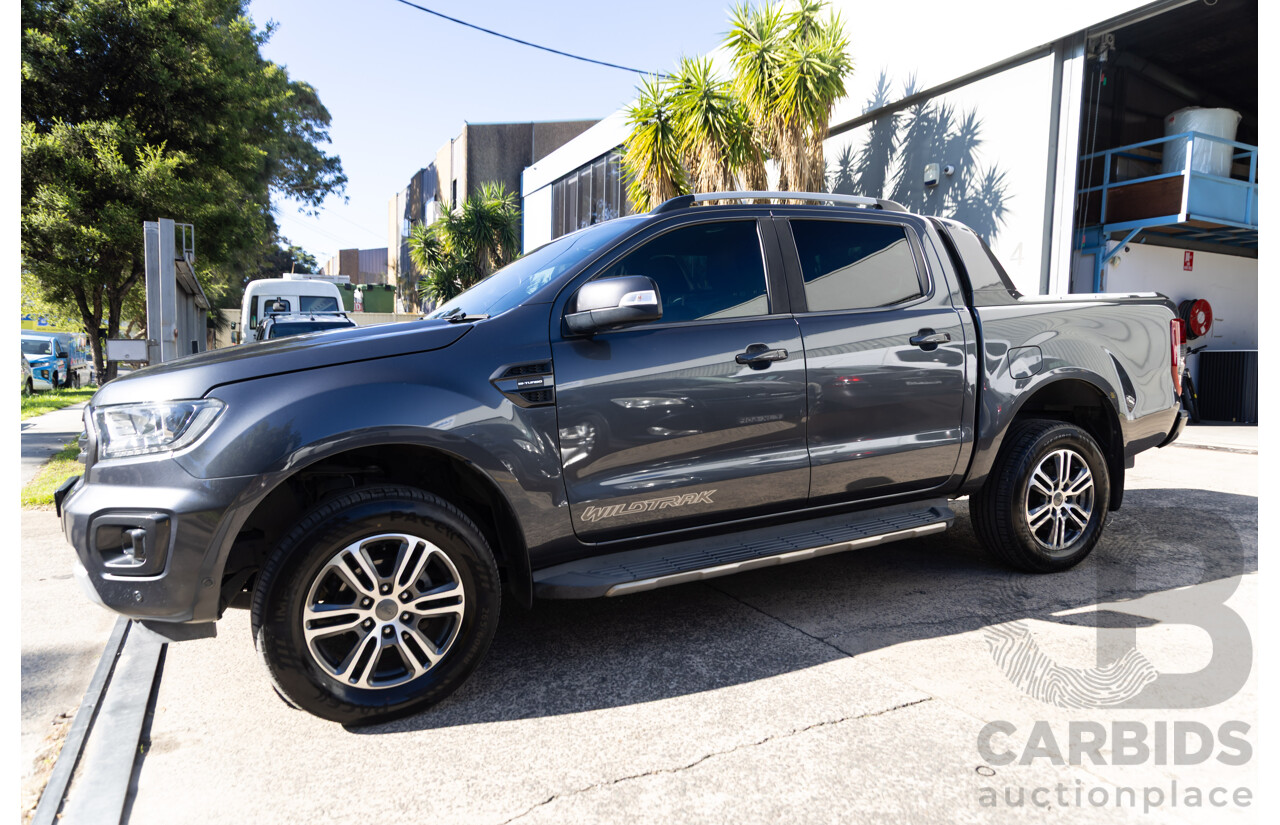 04/2021 Ford Ranger WILDTRAK 2.0 (4x4) 4x4 PX MKIII MY21.25 Double Cab P/Up Meteor Grey Diesel Turbo 2.0L