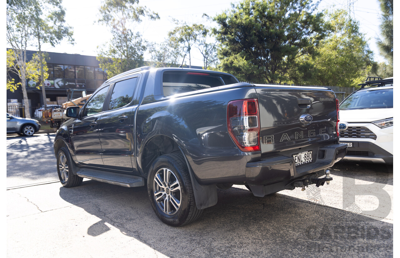 04/2021 Ford Ranger WILDTRAK 2.0 (4x4) 4x4 PX MKIII MY21.25 Double Cab P/Up Meteor Grey Diesel Turbo 2.0L