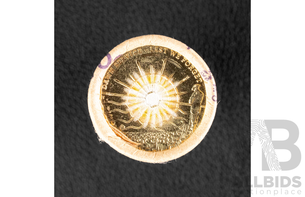 Australian RAM 2026 Two Dollar Coin Roll, Dawn Service