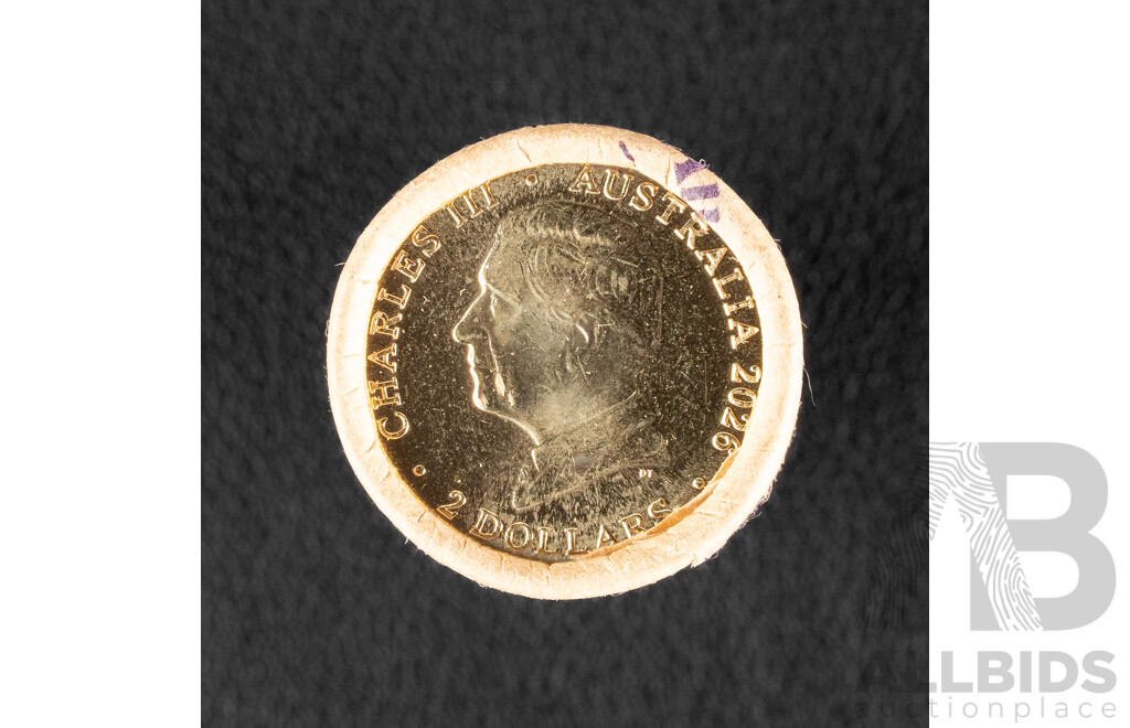 Australian RAM 2026 Two Dollar Coin Roll, Dawn Service