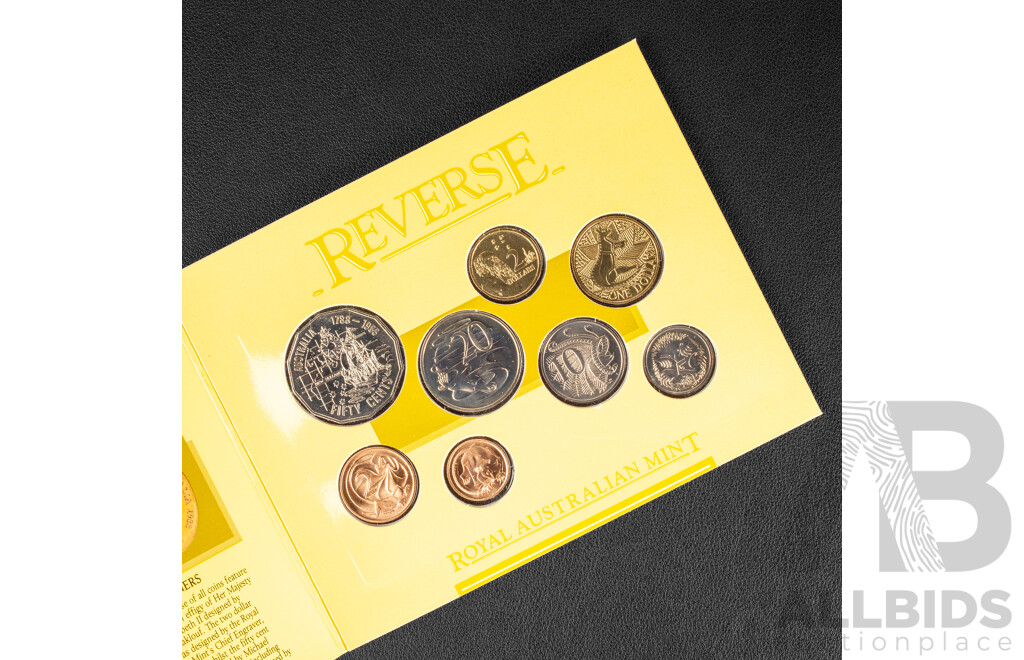 Australian RAM 1984 and 1988 UNC Coin Sets