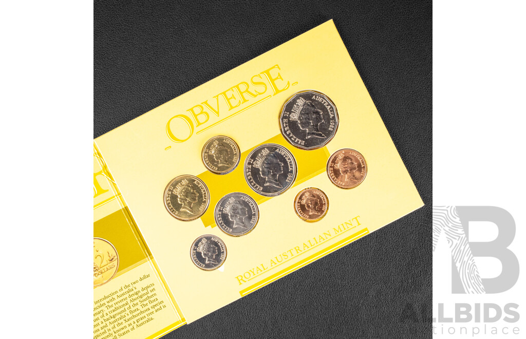 Australian RAM 1984 and 1988 UNC Coin Sets