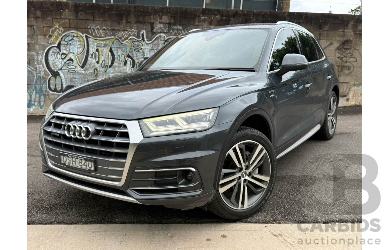 10/2017 Audi Q5 2.0 TFSI QUATTRO SPORT AWD FY MY17 4D Wagon Manhattan Gray Metallic 2.0L