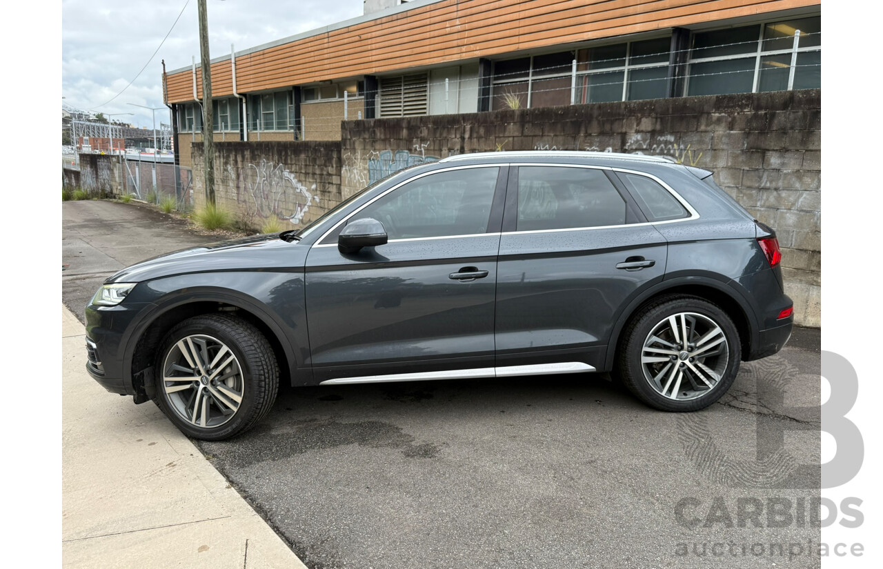 10/2017 Audi Q5 2.0 TFSI QUATTRO SPORT AWD FY MY17 4D Wagon Manhattan Gray Metallic 2.0L