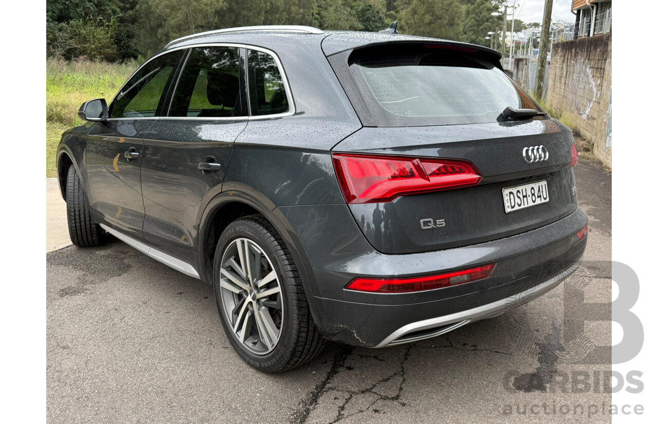 10/2017 Audi Q5 2.0 TFSI QUATTRO SPORT AWD FY MY17 4D Wagon Manhattan Gray Metallic 2.0L