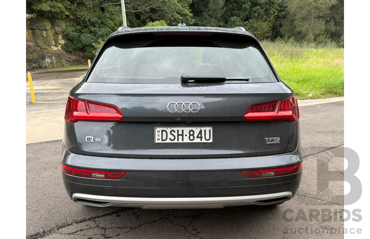 10/2017 Audi Q5 2.0 TFSI QUATTRO SPORT AWD FY MY17 4D Wagon Manhattan Gray Metallic 2.0L