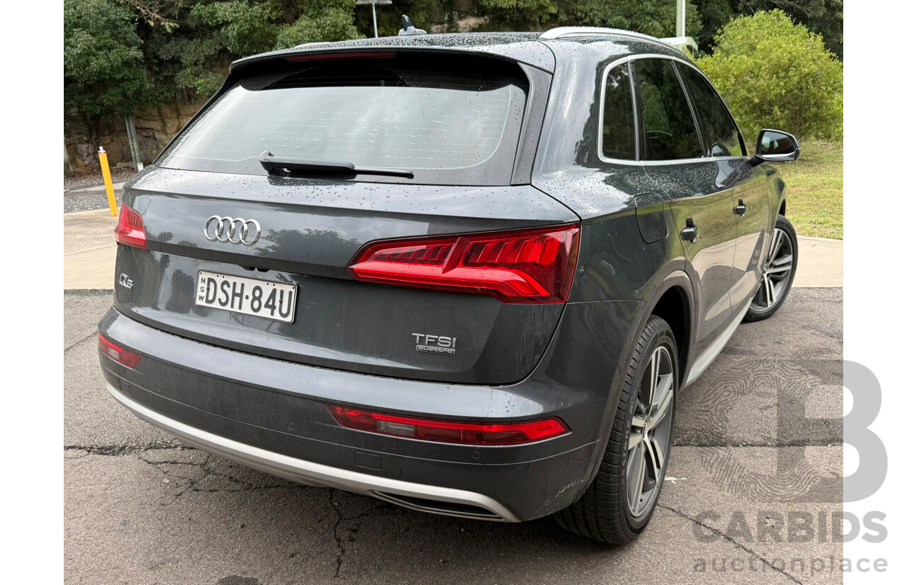 10/2017 Audi Q5 2.0 TFSI QUATTRO SPORT AWD FY MY17 4D Wagon Manhattan Gray Metallic 2.0L