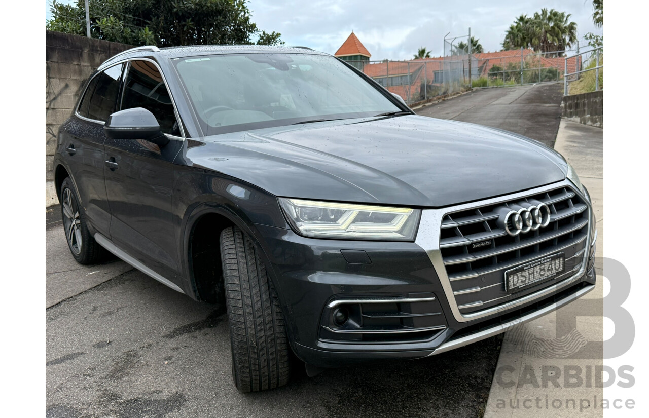 10/2017 Audi Q5 2.0 TFSI QUATTRO SPORT AWD FY MY17 4D Wagon Manhattan Gray Metallic 2.0L