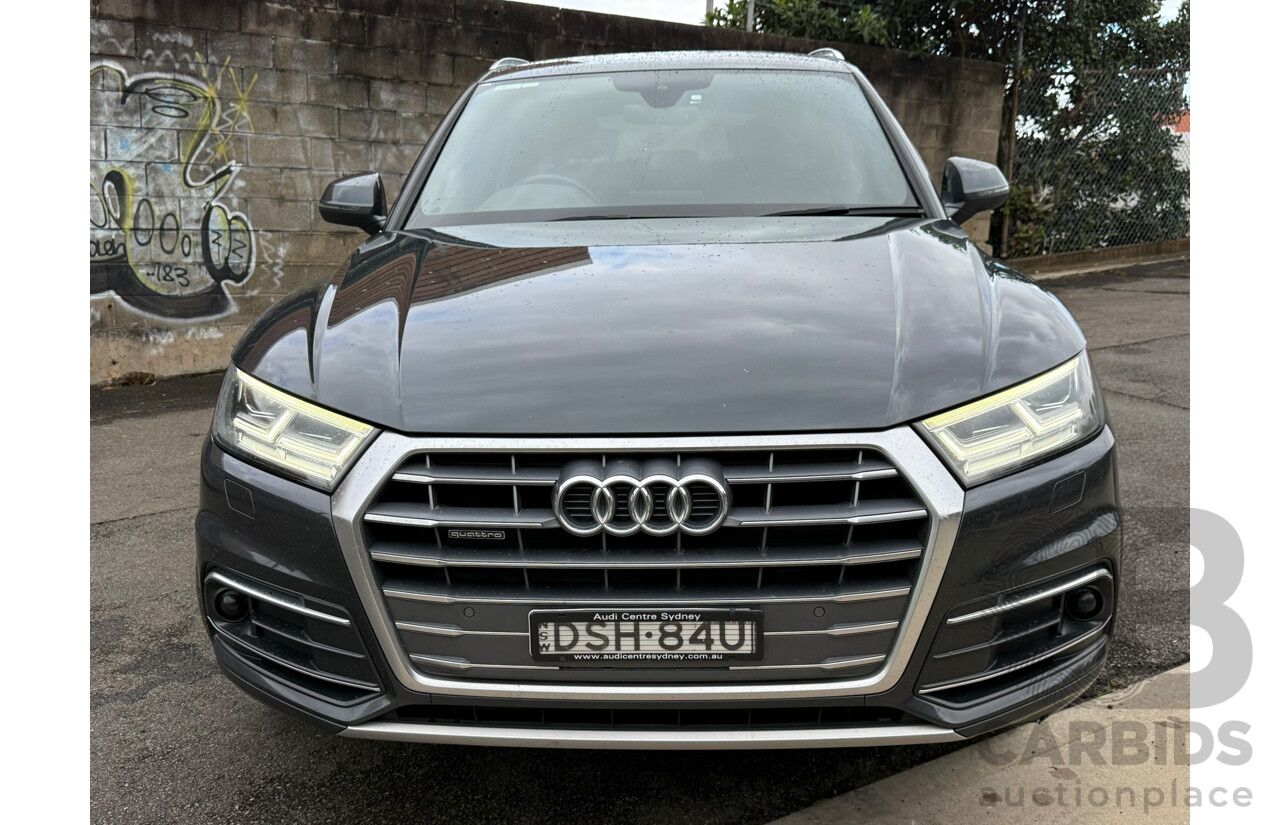 10/2017 Audi Q5 2.0 TFSI QUATTRO SPORT AWD FY MY17 4D Wagon Manhattan Gray Metallic 2.0L