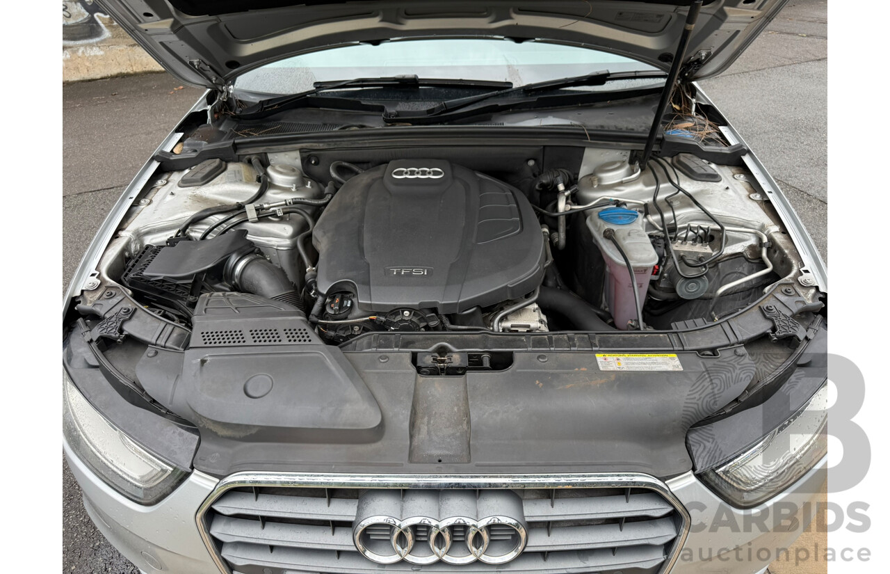 9/2013 Audi A4 1.8 TFSI B8 (8K) MY13 4d Sedan Ice Silver Metallic 1.8L