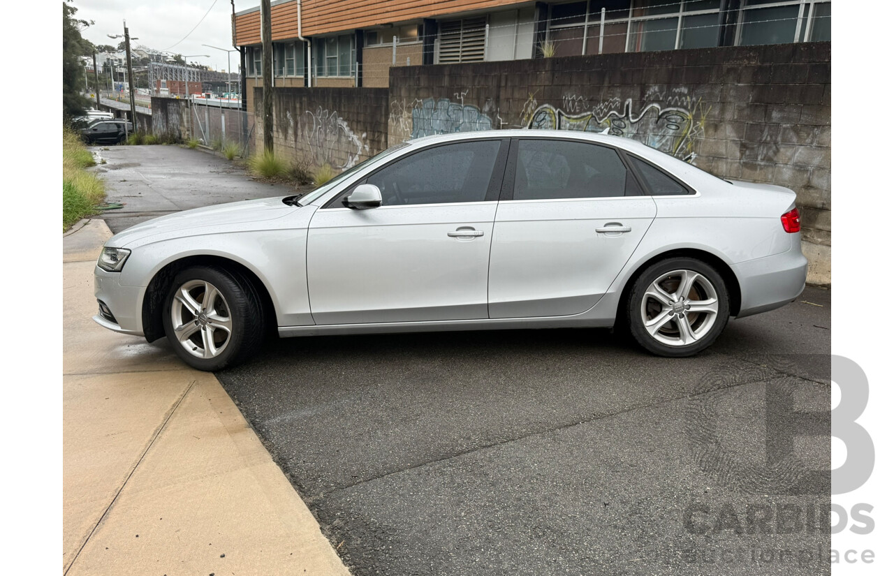 9/2013 Audi A4 1.8 TFSI B8 (8K) MY13 4d Sedan Ice Silver Metallic 1.8L