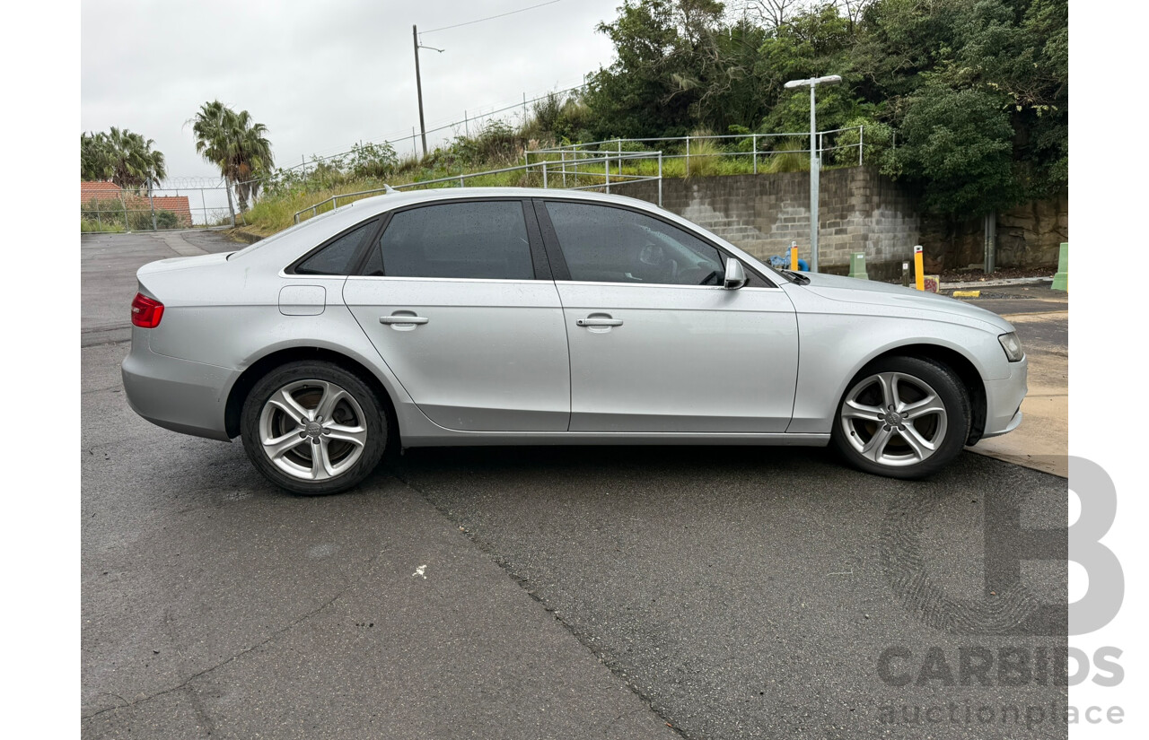 9/2013 Audi A4 1.8 TFSI B8 (8K) MY13 4d Sedan Ice Silver Metallic 1.8L