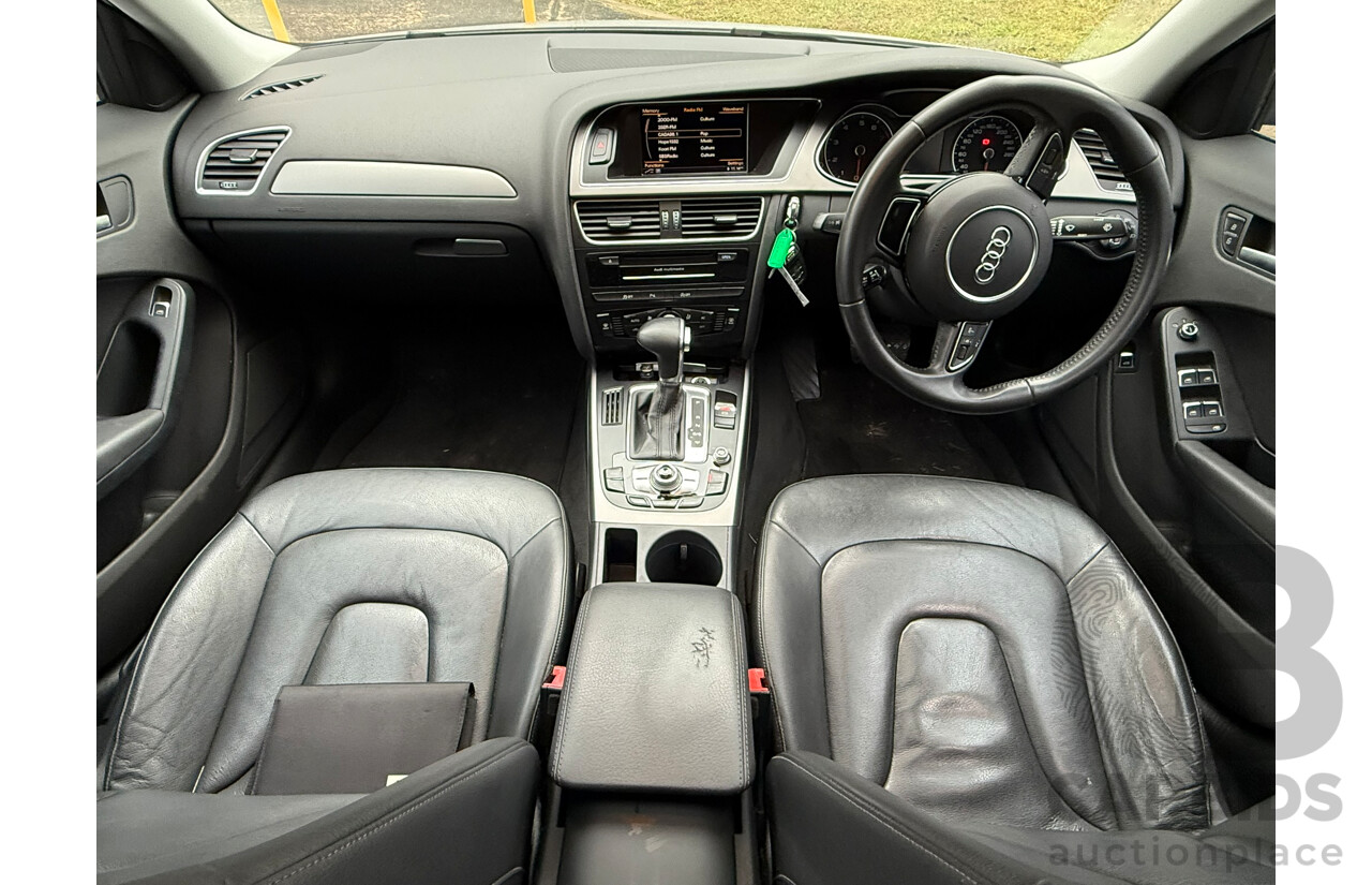 9/2013 Audi A4 1.8 TFSI B8 (8K) MY13 4d Sedan Ice Silver Metallic 1.8L