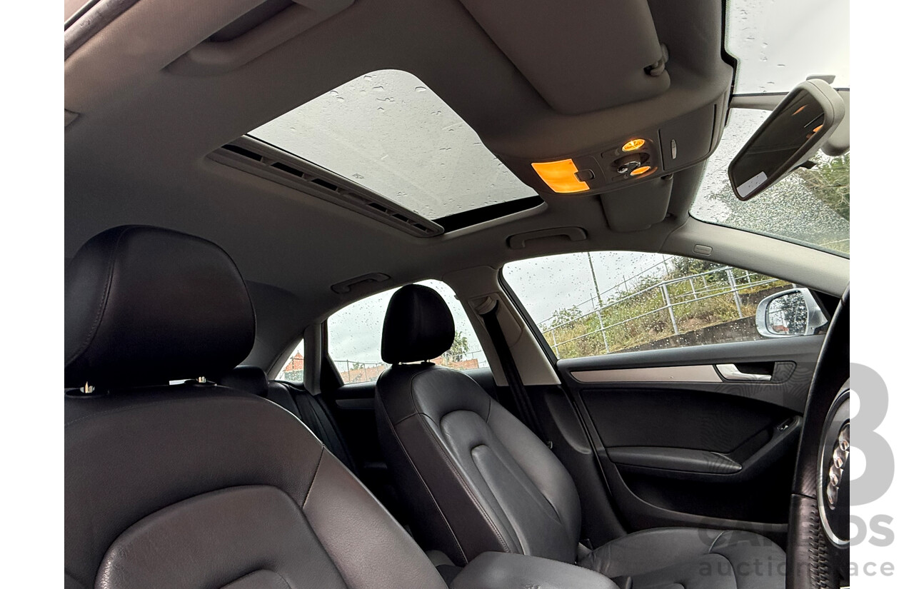9/2013 Audi A4 1.8 TFSI B8 (8K) MY13 4d Sedan Ice Silver Metallic 1.8L