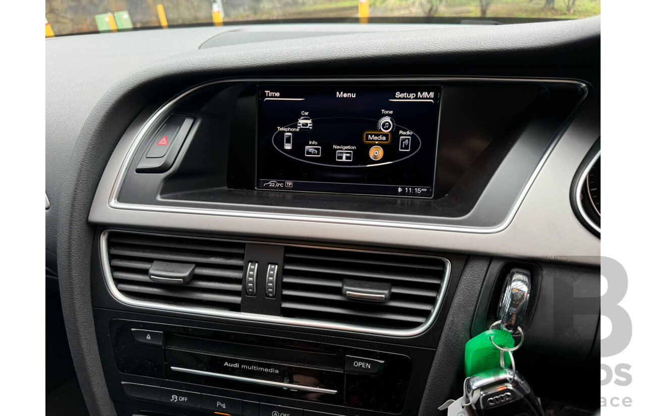 9/2013 Audi A4 1.8 TFSI B8 (8K) MY13 4d Sedan Ice Silver Metallic 1.8L