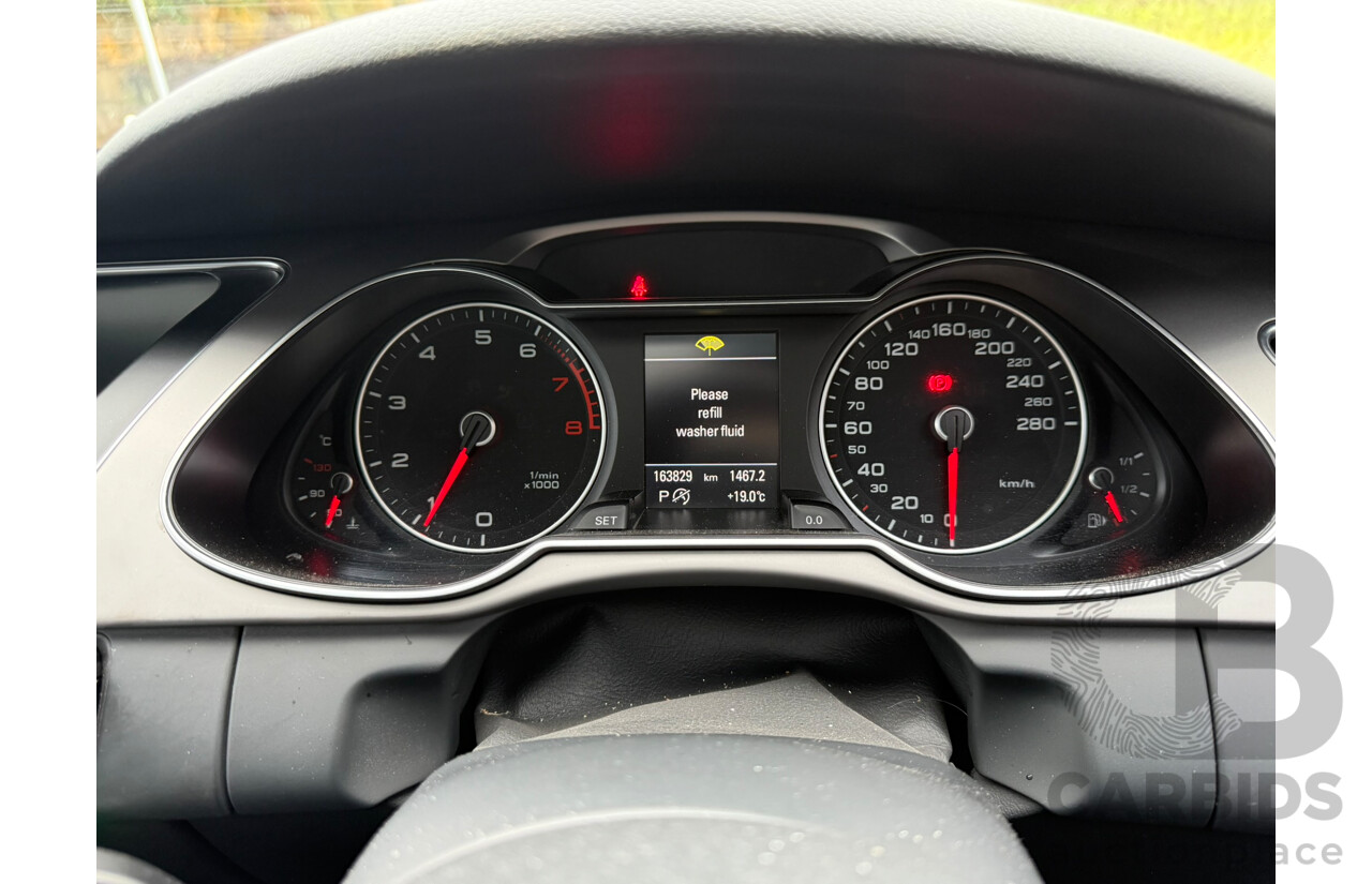 9/2013 Audi A4 1.8 TFSI B8 (8K) MY13 4d Sedan Ice Silver Metallic 1.8L