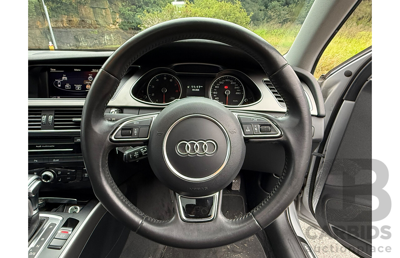 9/2013 Audi A4 1.8 TFSI B8 (8K) MY13 4d Sedan Ice Silver Metallic 1.8L