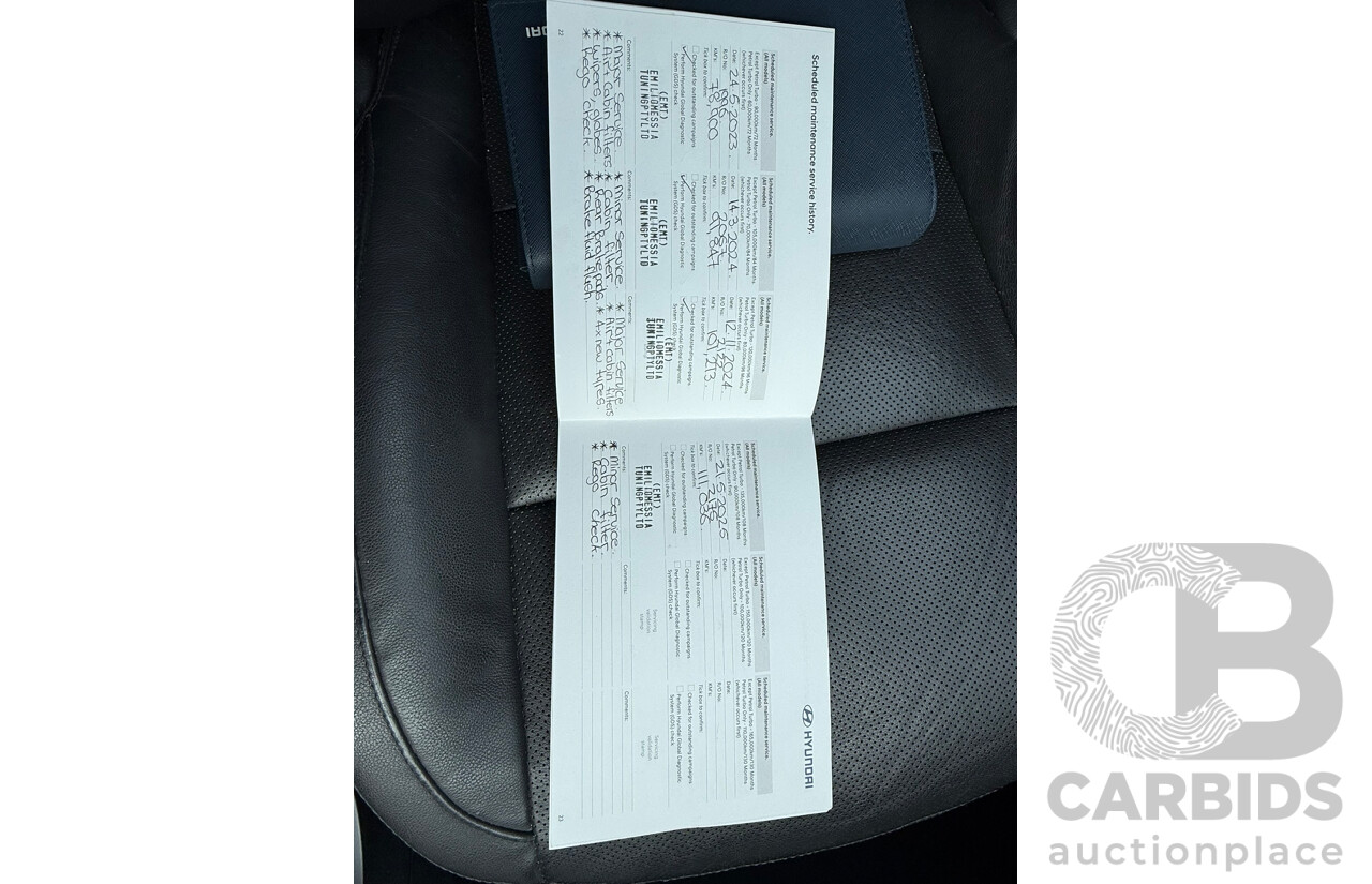 03/2018 Hyundai Santa Fe ACTIVE X FWD DM5 MY18 4D 7 Seat Wagon Titanium Silver 3.3L