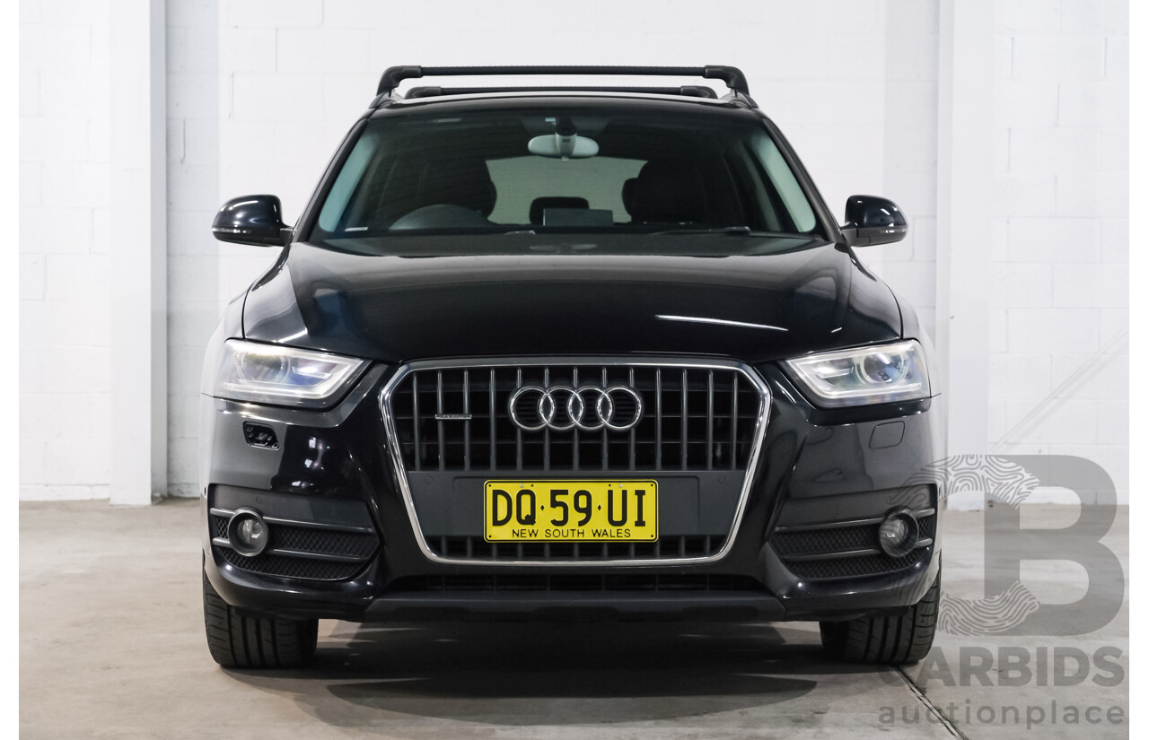 04/2013 Audi Q3 2.0 TFSI QUATTRO (125kW) AWD 8U 4D Wagon Phantom Black Turbo 2.0L