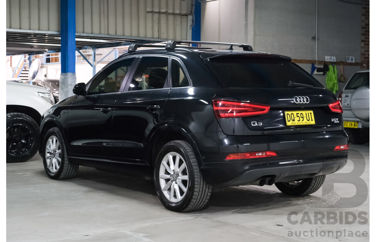 04/2013 Audi Q3 2.0 TFSI QUATTRO (125kW) AWD 8U 4D Wagon Phantom Black Turbo 2.0L