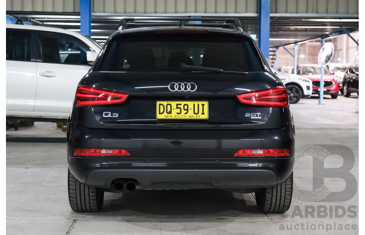 04/2013 Audi Q3 2.0 TFSI QUATTRO (125kW) AWD 8U 4D Wagon Phantom Black Turbo 2.0L