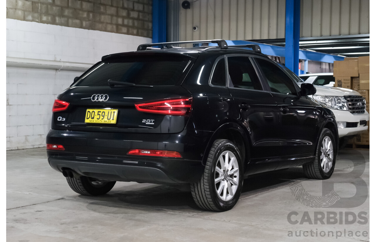04/2013 Audi Q3 2.0 TFSI QUATTRO (125kW) AWD 8U 4D Wagon Phantom Black Turbo 2.0L