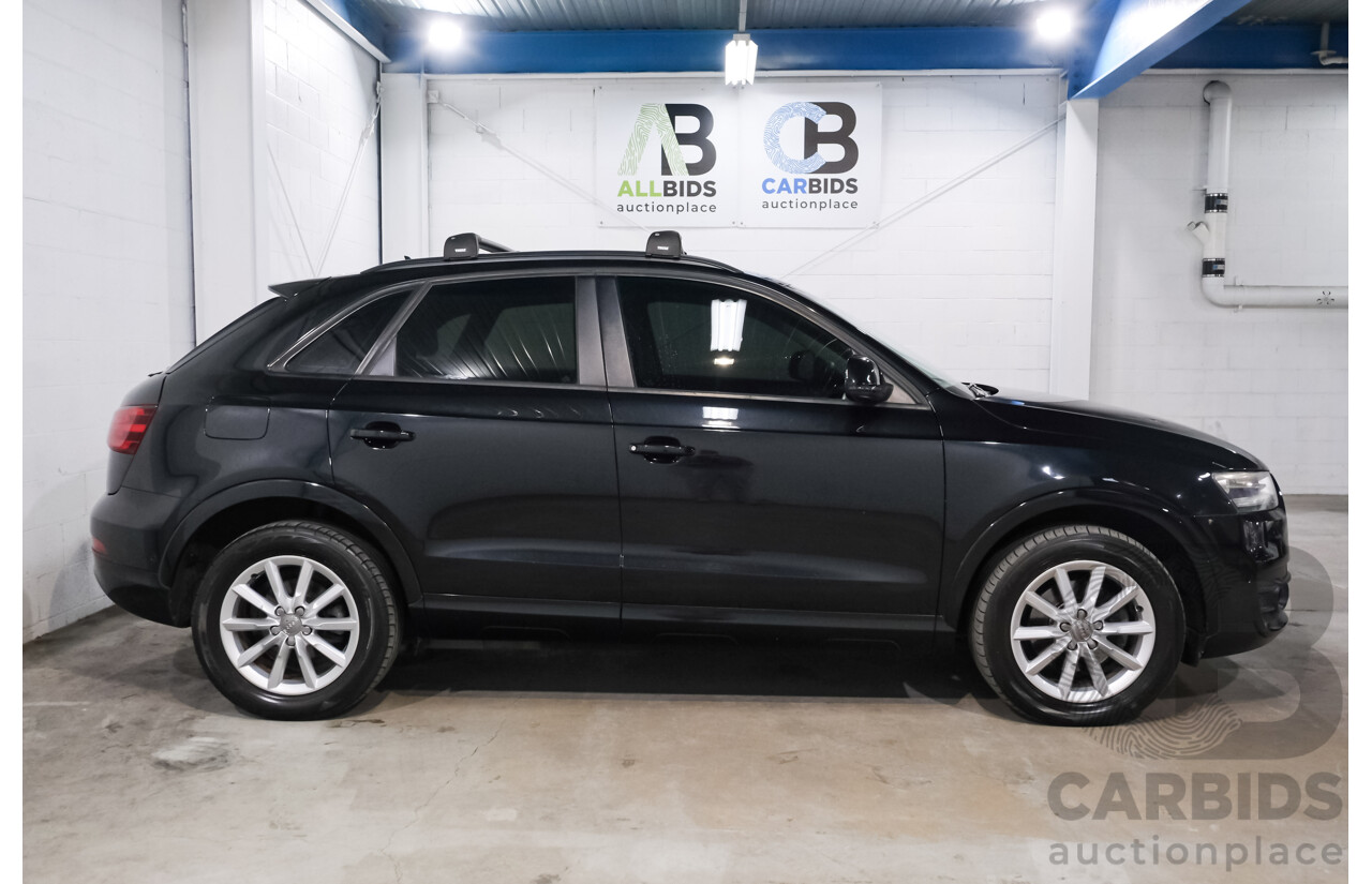 04/2013 Audi Q3 2.0 TFSI QUATTRO (125kW) AWD 8U 4D Wagon Phantom Black Turbo 2.0L